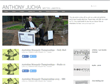 Tablet Screenshot of anthonyjucha.com